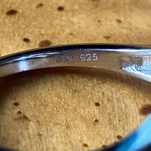 Masoala Sapphire Sterling Silver Ring Size 8.75 - Picture 5 of 8